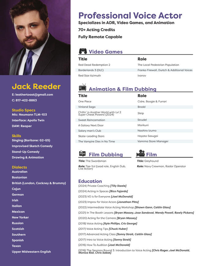 Resume - Jack Reeder Resume - Jack Reeder